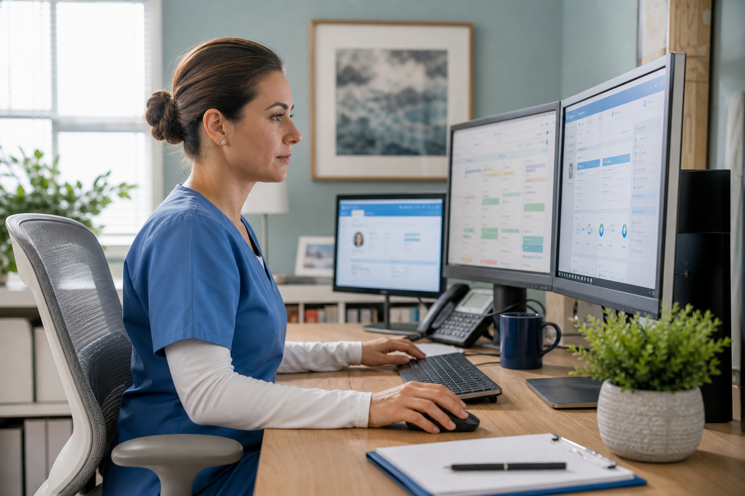 Virtual Medical Assistant in Professional Setting