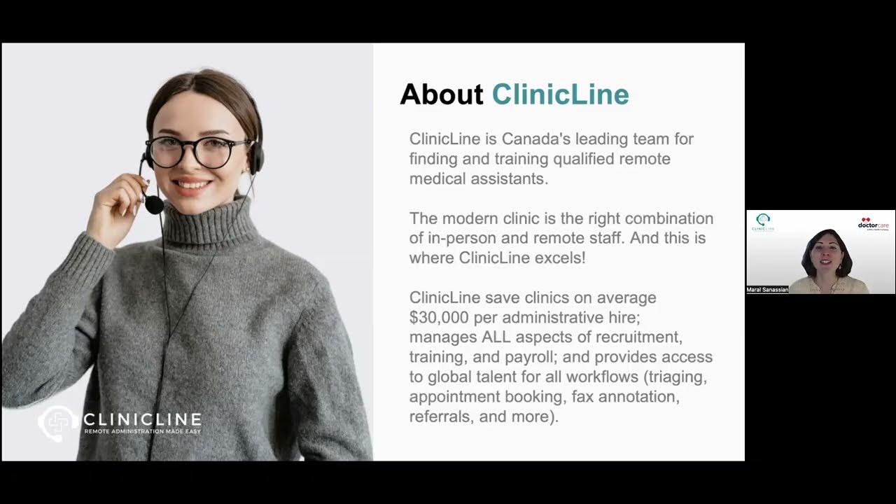 ClinicLine and DoctorCare Webinar